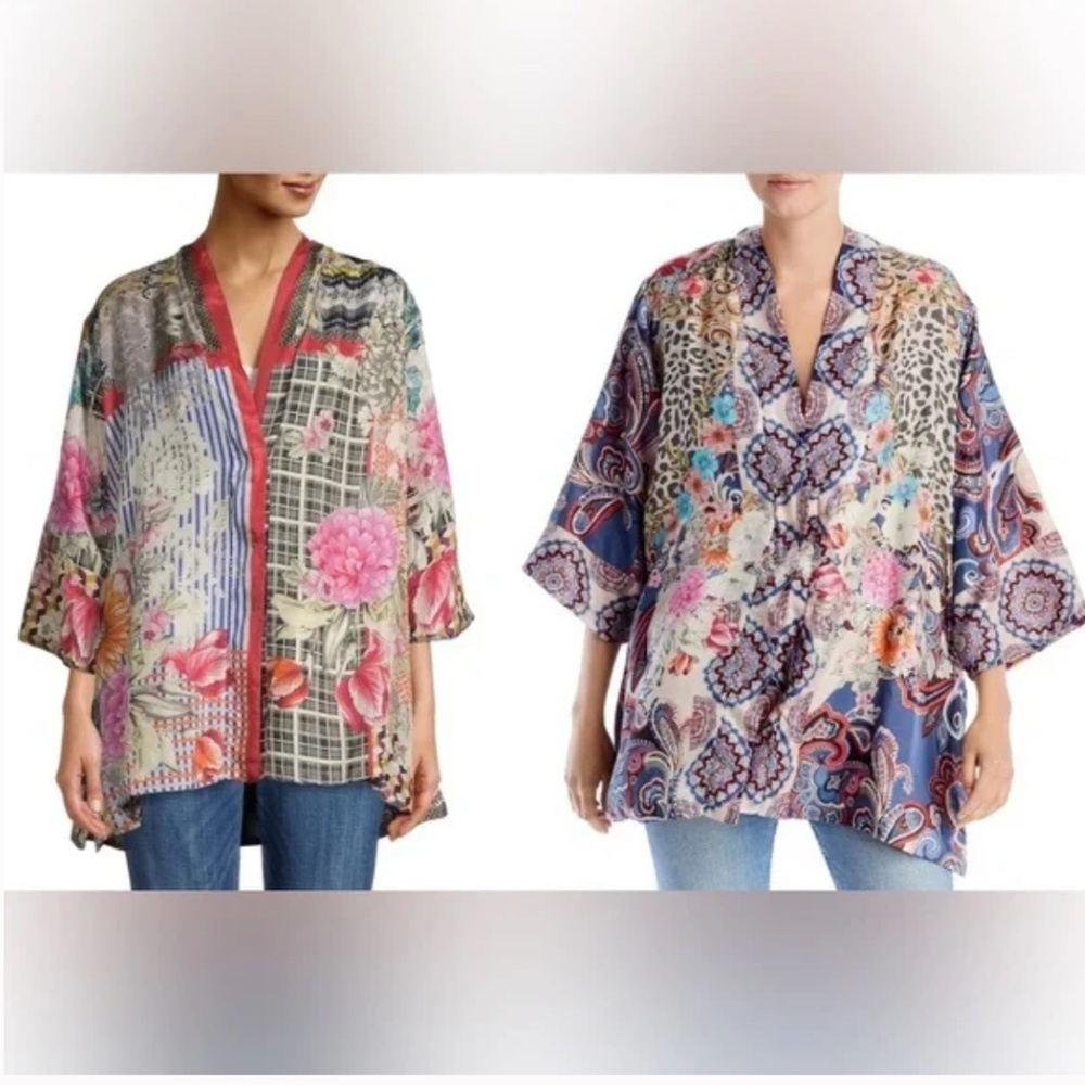 NWT Johnny Was Reversible BETZY EMILIA KIMONO - 2 in 1 - Sz Small